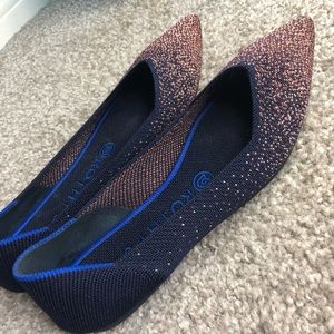 Rothy’s Midnight Metallic Point Size 8